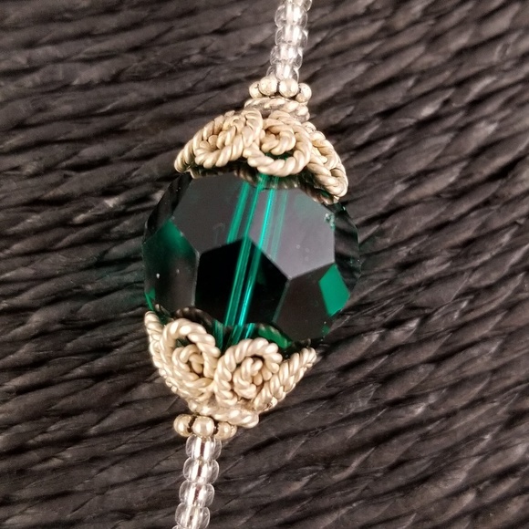 Swarovski and Sterling Silver Necklace & Earrings - Picture 4 of 8